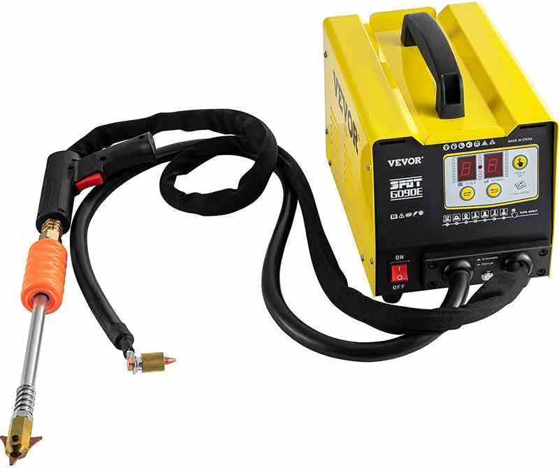 Low-Power Welding Machine 737G Portable DIY Mini Battery Spot Welder with Pulse Current Display Hand Held AC110V 