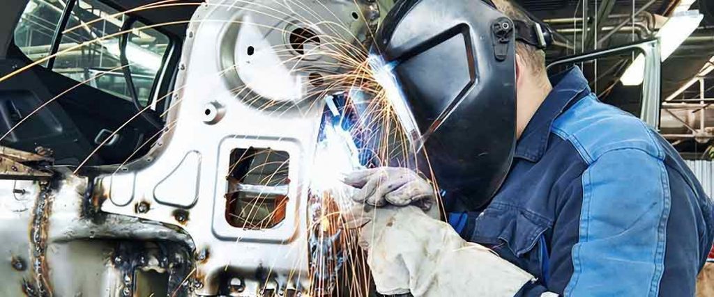 what type of welding is used for car frames